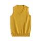 Women Fashion Solid Color V-Neck Sleeveless Knitwear