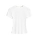 Women Simple Solid Color Short Sleeve T-Shirt