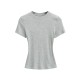 Women Simple Solid Color Short Sleeve T-Shirt