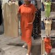 Women Fashion Casual Plus Size Solid Color Short-Sleeve Pocket Hoodies Loose Dress