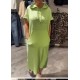 Women Fashion Casual Plus Size Solid Color Short-Sleeve Pocket Hoodies Loose Dress