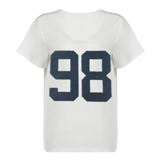 Women Fashion Loose Digital Print T-Shirt