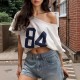Women Casual Loose Digital Print T-Shirt