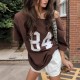Women Casual Loose Digital Print T-Shirt