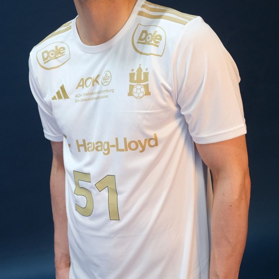 ADIDAS HAMBURG HANDBALL TRIKOT ALL WHITE 2024/2025 KIDS