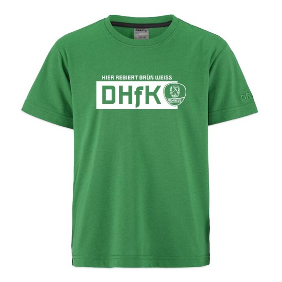 SC DHFK KINDER FANSHIRT | HIER REGIERT GRÜN WEISS