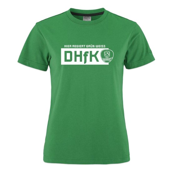 SC DHFK FRAUEN FANSHIRT | HIER REGIERT GRÜN WEISS