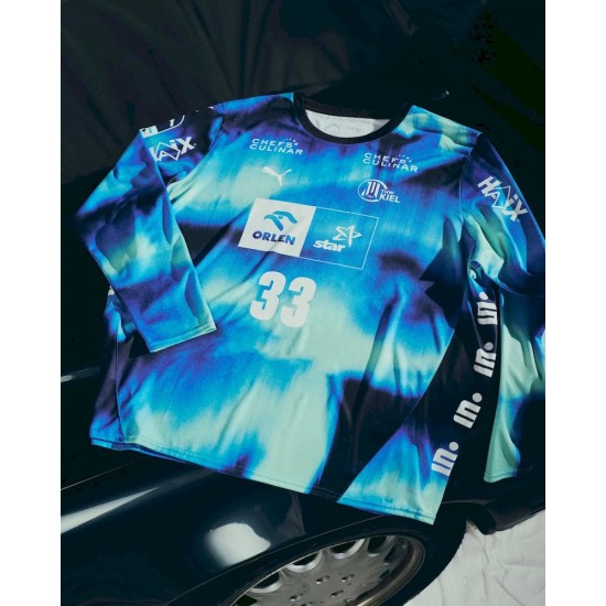 THW KIEL 25‑26 GK JERSEY HOME JR PUMA NAVY